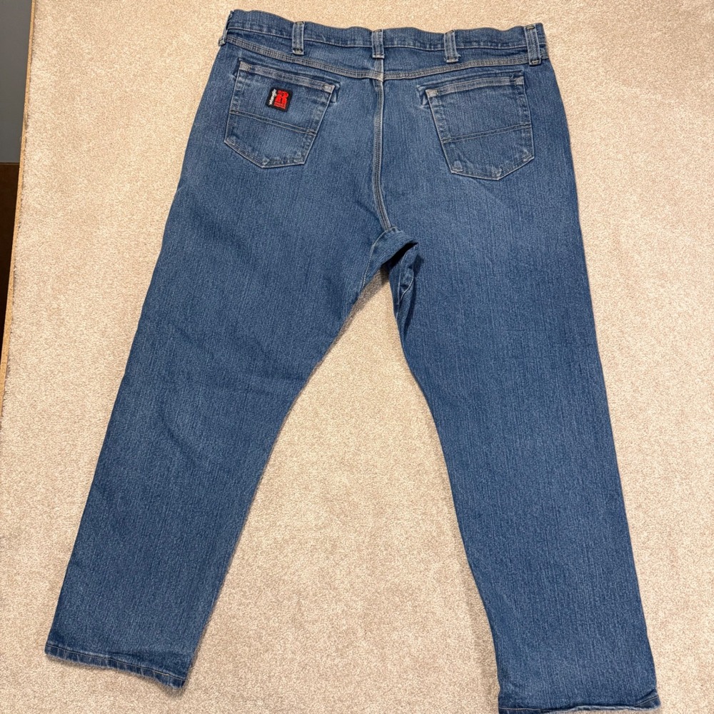 Wrangler RIGGS Workwear Jeans Mens 42x30 Blue Bundle 3 Pair Relaxed Fit Denim - Picture 16 of 16